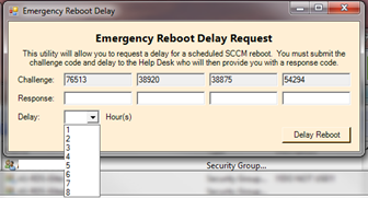 Reboot Delay Request