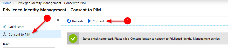 Consent to PIM
